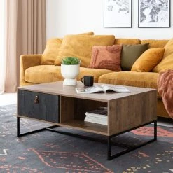 Eureka Kero Sohvapöytä Tammi/harmaa -Veke Myymälä kero sohvapoyta 104x68 cm web 2