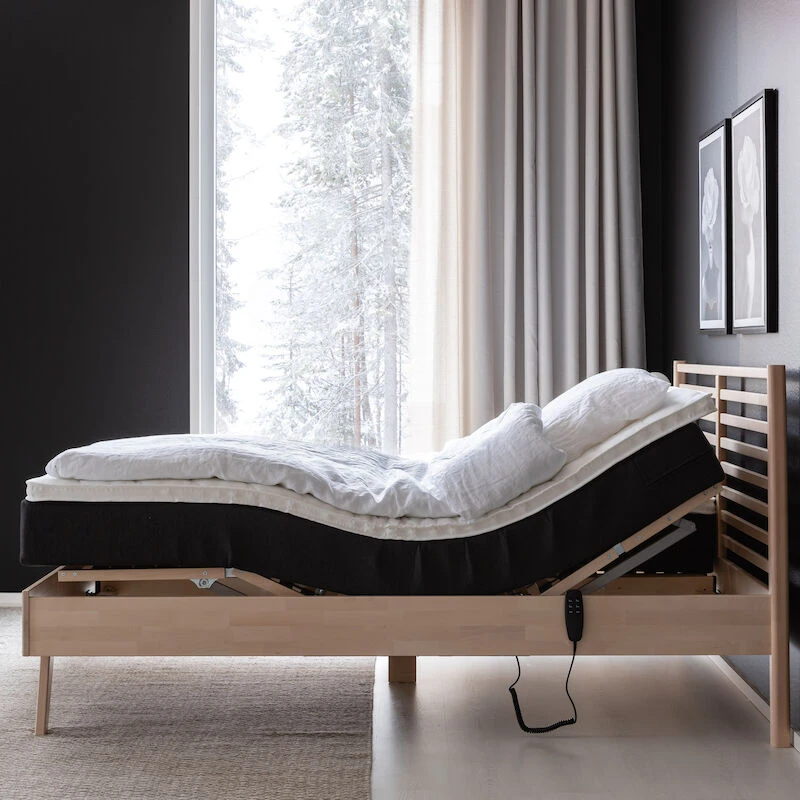 Kiteen Notte-Unia 100 Moottorisänkypaketti 160x200 Cm Koivu Luonnonväri 6 Kiteen Notte-Unia 100 Moottorisänkypaketti 160x200 Cm Koivu Luonnonväri - Image 4