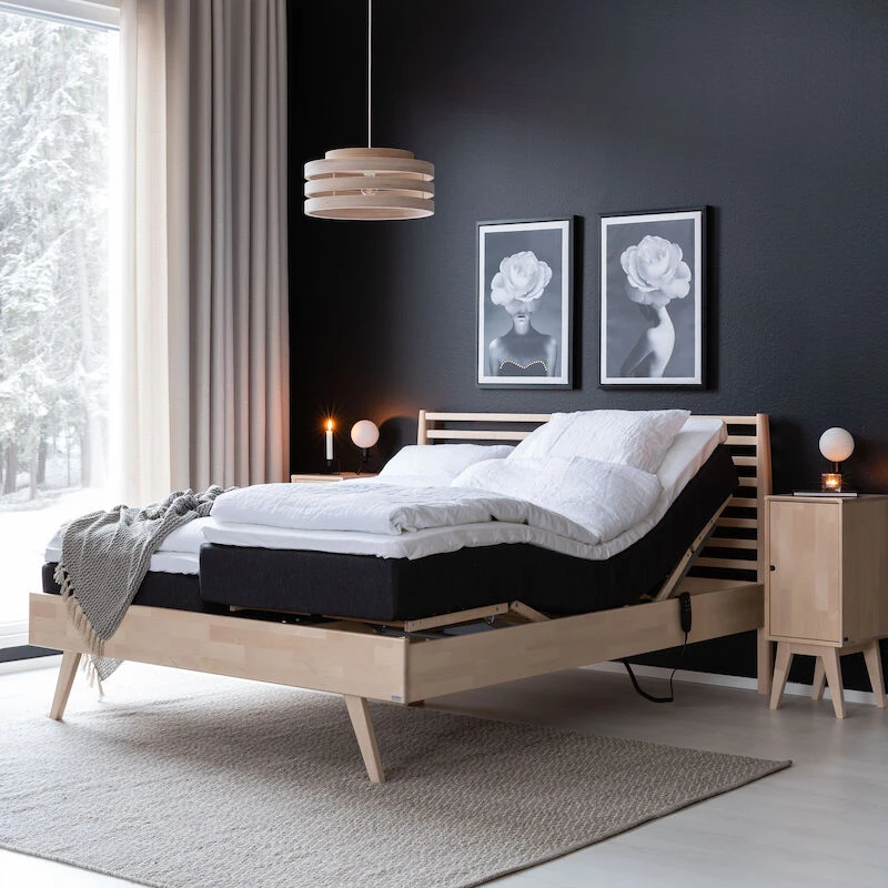 Kiteen Notte-Unia 100 Moottorisänkypaketti 160x200 Cm Koivu Luonnonväri 5 Kiteen Notte-Unia 100 Moottorisänkypaketti 160x200 Cm Koivu Luonnonväri - Image 3