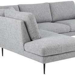 Veke Candy Avokulmasohva Vasen Harmaa Torita 309842, Mustat Jalat -Veke Myymälä kso009963 1 1