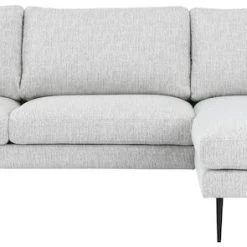 Veke Candy Divaanisohva Oikea Vaaleanharmaa Torita 309839, Mustat Jalat -Veke Myymälä kso009966