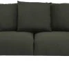 Veke Laakso 3-istuttava Sohva Tummanvihreä Malmo 37, Wenge Jalat -Veke Myymälä laakso 3ist sohva tummanvihrea3