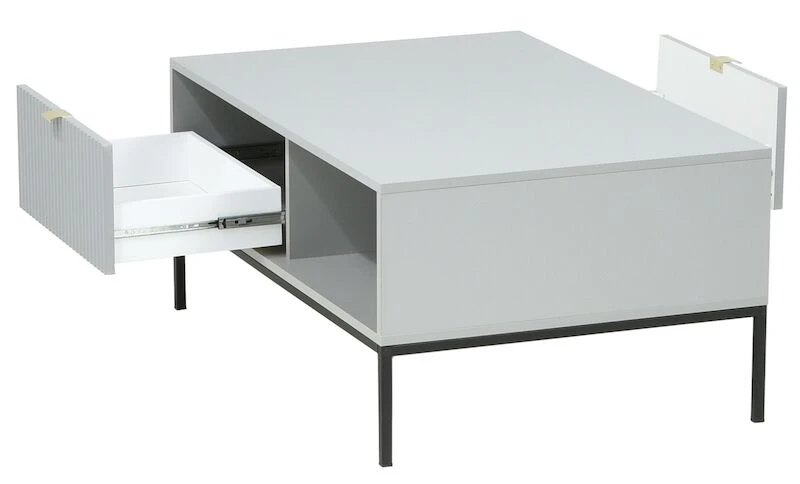 Eureka Latte Sohvapöytä 104x68 Cm Harmaa 3 Eureka Latte Sohvapöytä 104x68 Cm Harmaa