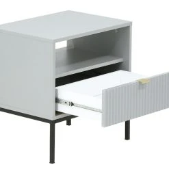 Eureka Latte Yöpöytä 54x39 Cm Harmaa