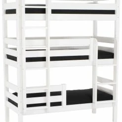 Veke Liisa Pieni 3-kerrossänky 70x155 Cm Valkoinen