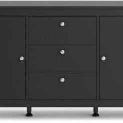 Tvilum Madrid Senkki 151x38 Cm Musta -Veke Myymälä madrid senkki 151 musta1