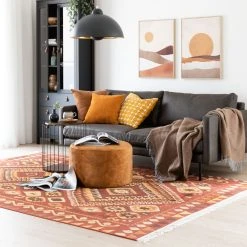 Day Sivupöytä Pyöreä Ø46x50 Cm Musta/ruskea -Veke Myymälä meze plyysimatto 200x290 cm web 8