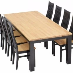 Veke Minea Lux 8-hengen Ruokailuryhmä, Musta/koivu 9 Veke Minea Lux 8-hengen Ruokailuryhmä, Musta/koivu -Veke Myymälä minea lux ruokailuryhma 1 8 musta koivu kuva2