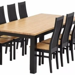 Veke Minea Lux 8-hengen Ruokailuryhmä, Musta/koivu 13 Veke Minea Lux 8-hengen Ruokailuryhmä, Musta/koivu -Veke Myymälä minea lux ruokailuryhma 1 8 musta koivu kuva3