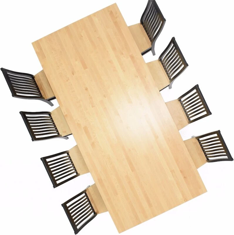 Veke Minea Lux 8-hengen Ruokailuryhmä, Musta/koivu 3 Veke Minea Lux 8-hengen Ruokailuryhmä, Musta/koivu