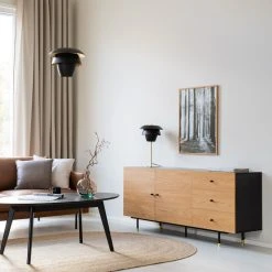 Veke Moda Senkki 150 Musta/tammi -Veke Myymälä moda senkki 150 musta tammi web 5 1