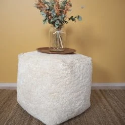 Mattokymppi Momo Rahi 40x40x40 Cm Luonnonvalkoinen -Veke Myymälä momo rahi 40x40x40 luonnonvalkoinen