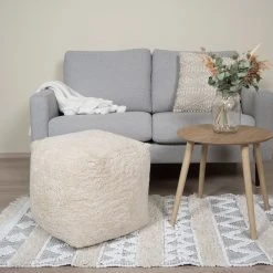 Mattokymppi Momo Rahi 40x40x40 Cm Luonnonvalkoinen