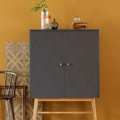 Rowico Rosswood Kaappi Harmaa/tammi -Veke Myymälä monterey skap gratt ret pd 2