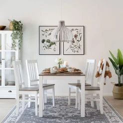 Veke Moona 4-hengen Ruokailuryhmä, Valkoinen/harmaa -Veke Myymälä moona ruokailuryhma 4 hengen valkoinen harmaa web 15