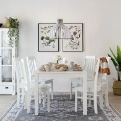 Veke Moona 6-hengen Ruokailuryhmä Valkoinen/harmaa -Veke Myymälä moona ruokailuryhma 6 hengen valkoinen web 23