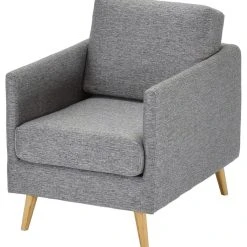 Veke Nex Nojatuoli Harmaa Rocco Kangas 281 Tammi Jalat -Veke Myymälä nex nojatuoli harmaa rocco 281 0