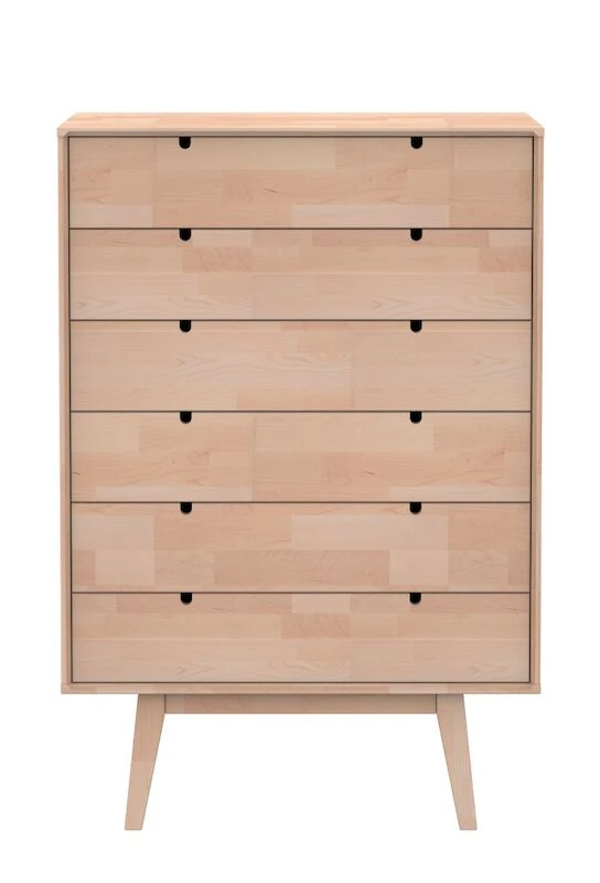 Kiteen Notte Laatikosto 6-laatikkoa Valkoinen 3 Kiteen Notte Laatikosto 6-laatikkoa Valkoinen