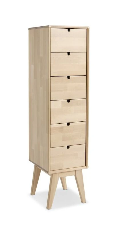 Kiteen Notte Korkea Lipasto, Koivu/lakattu 7 Kiteen Notte Korkea Lipasto, Koivu/lakattu - Image 5