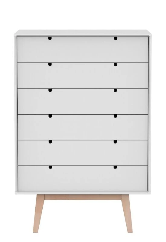 Kiteen Notte Laatikosto 6-laatikkoa Valkoinen 4 Kiteen Notte Laatikosto 6-laatikkoa Valkoinen - Image 2