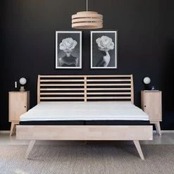 Kiteen Notte-Unia 100 Sänkypaketti 160x200 Cm Koivu Luonnonväri -Veke Myymälä notte sanky 160x200cm koivu unia 100 joustinpatjapaketti 160x200 cm web 7 1