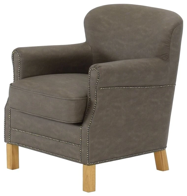 Veke Oscar Nojatuoli Harmaa Nevada 26 Tekstiilinahka Niiteillä 4 Veke Oscar Nojatuoli Harmaa Nevada 26 Tekstiilinahka Niiteillä - Image 2