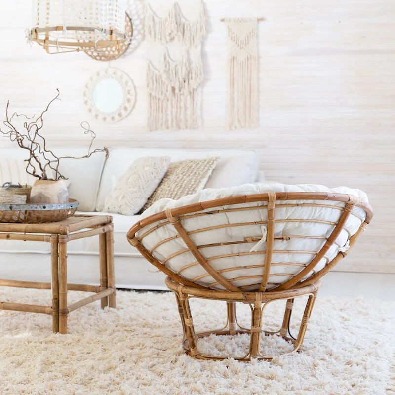 Veke Pesä Korituoli Luonnonväri Rottinki, Ilman Pehmustetta 3 Veke Pesä Korituoli Luonnonväri Rottinki, Ilman Pehmustetta