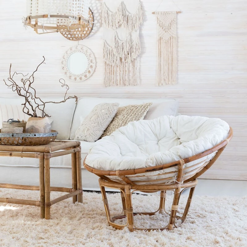 Veke Pesä Korituoli Luonnonväri Rottinki, Ilman Pehmustetta 5 Veke Pesä Korituoli Luonnonväri Rottinki, Ilman Pehmustetta - Image 3