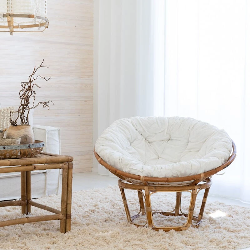 Veke Pesä Korituoli Luonnonväri Rottinki, Ilman Pehmustetta 4 Veke Pesä Korituoli Luonnonväri Rottinki, Ilman Pehmustetta - Image 2