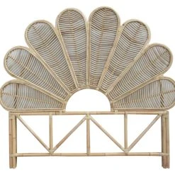 Veke Pilvi Sängynpääty 120 Cm, Luonnonväri Rottinki