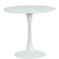 Veke Pisara Ruokapöytä ø80cm Valkoinen -Veke Myymälä pisara ruokapoyta valkoinen 80cm