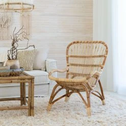 Veke Pouta Rottinkinojatuoli Luonnonväri -Veke Myymälä pouta nojatuoli luonnonvarinen rottinki web