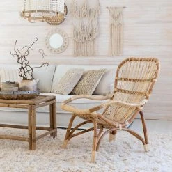 Veke Pouta Rottinkinojatuoli Luonnonväri -Veke Myymälä pouta nojatuoli luonnonvarinen rottinki web 5