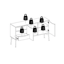 Tvilum Fur Senkki Valkoinen/harmaa -Veke Myymälä previewagent 19