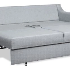 Veke Puro 3-istuttava Vuodesohva, Vaaleanharmaa Suma 17, Wenge Jalat -Veke Myymälä puro 3 ist vs auki suma17