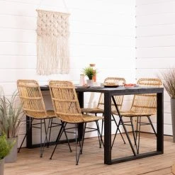 Veke Pyry Rottinkituoli Luonnonväri/musta -Veke Myymälä pyry rottinkituoli