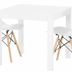 Veke Moona-Rana 2-hengen Ruokailuryhmä, Valkoinen -Veke Myymälä rana moona ruokailuryhma 2 hengen valkoinen kuva1