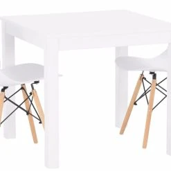 Veke Moona-Rana 2-hengen Ruokailuryhmä, Valkoinen -Veke Myymälä rana moona ruokailuryhma 2 hengen valkoinen kuva1 1