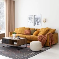 Eureka Kero Sohvapöytä Tammi/harmaa -Veke Myymälä rento 3 istuttava sohva kulta web 28