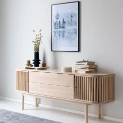 Veke Rima Tv-taso Koivu Luonnonväri -Veke Myymälä rima tv taso web 14