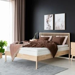 Veke, Unia Rima-Unia 600 Sänkypaketti 160x200 Cm Koivu Luonnonväri -Veke Myymälä rima unia 600 sankypaketti 160x200cm web 19