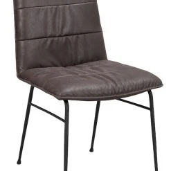 Rowico Bayland Tuoli Tumman Ruskea Kangas/mustat Metalli Jalat