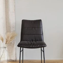 Rowico Bayland Tuoli Tumman Ruskea Kangas/mustat Metalli Jalat -Veke Myymälä rowico bayland6