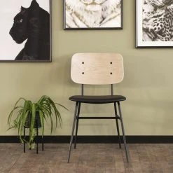 Rowico Brent Tuoli Valkolakattu/musta -Veke Myymälä rowico brent tuoli valkolakattutammimusta