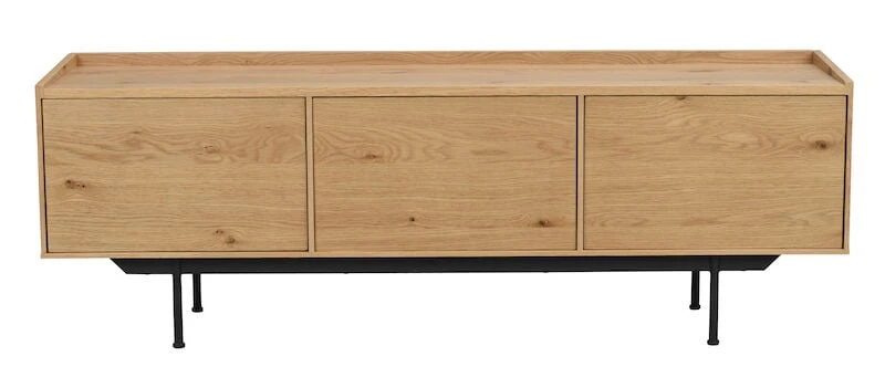 Rowico Brewerton Tv-taso 160x40x56 Cm Tammi/musta 3 Rowico Brewerton Tv-taso 160x40x56 Cm Tammi/musta
