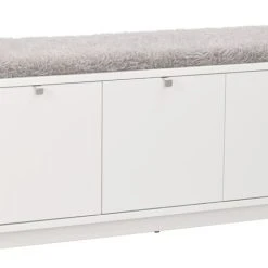 Rowico Confetti Penkki 106x35 Cm Valkoinen/harmaa Lampaantalja