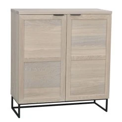 Veke Rowico Everett Kaappi 95x41x105 Cm Musta -Veke Myymälä rowico everett kaappi 95x41x105cm valkopesty tammi 2