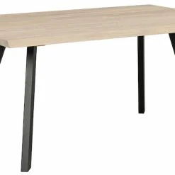 Rowico Fred Ruokapöytä 170x100 Cm Tummanruskea/musta -Veke Myymälä rowico fred ruokapoyta 170x100 valkolakattumusta