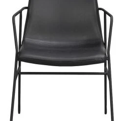 Rowico Huntingbay Käsinojallinen Tuoli Musta PU/musta Frame -Veke Myymälä rowico huntington musta1