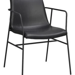 Rowico Huntingbay Käsinojallinen Tuoli Musta PU/musta Frame -Veke Myymälä rowico huntington musta2